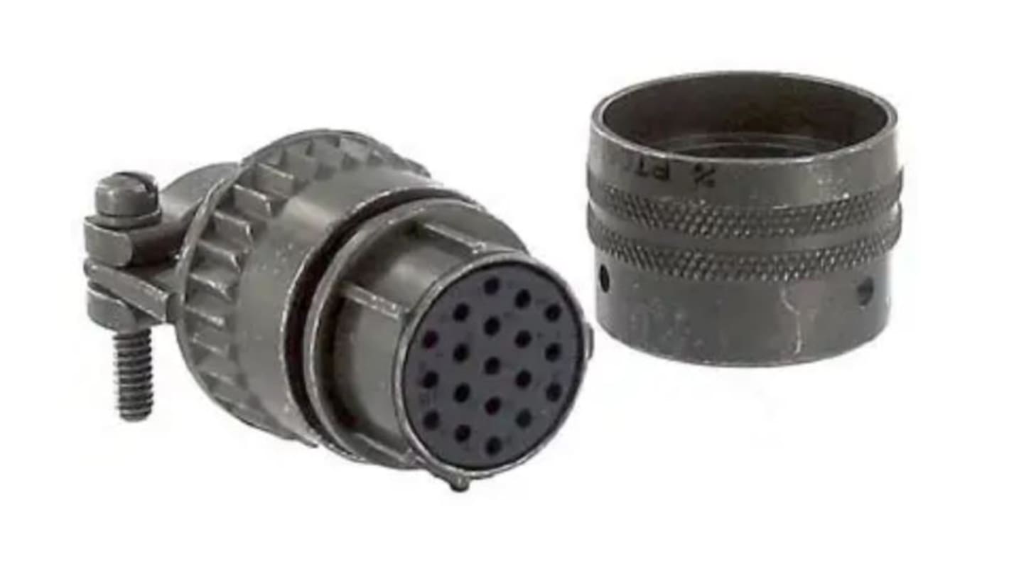 Amphenol, PT 19 Way Cable Mount MIL Spec Circular Connector Plug, Socket Contacts,Shell Size 14, Bayonet, MIL-DTL-26482