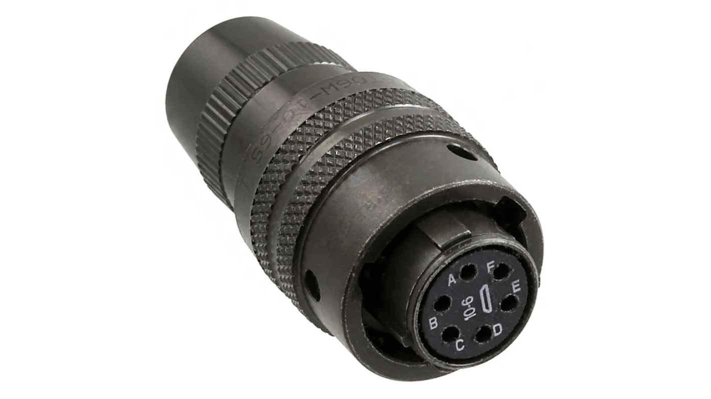 PT06W106S Amphenol Socapex, PT 6 Way Cable Mount MIL Spec Circular