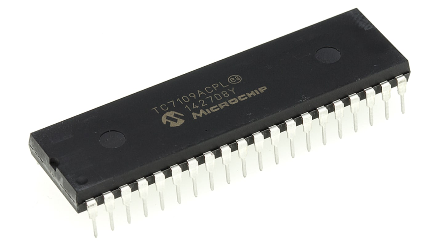 ADC TC7109ACPL, 12 bit-, 0.01ksps, PDIP, 40 Pin
