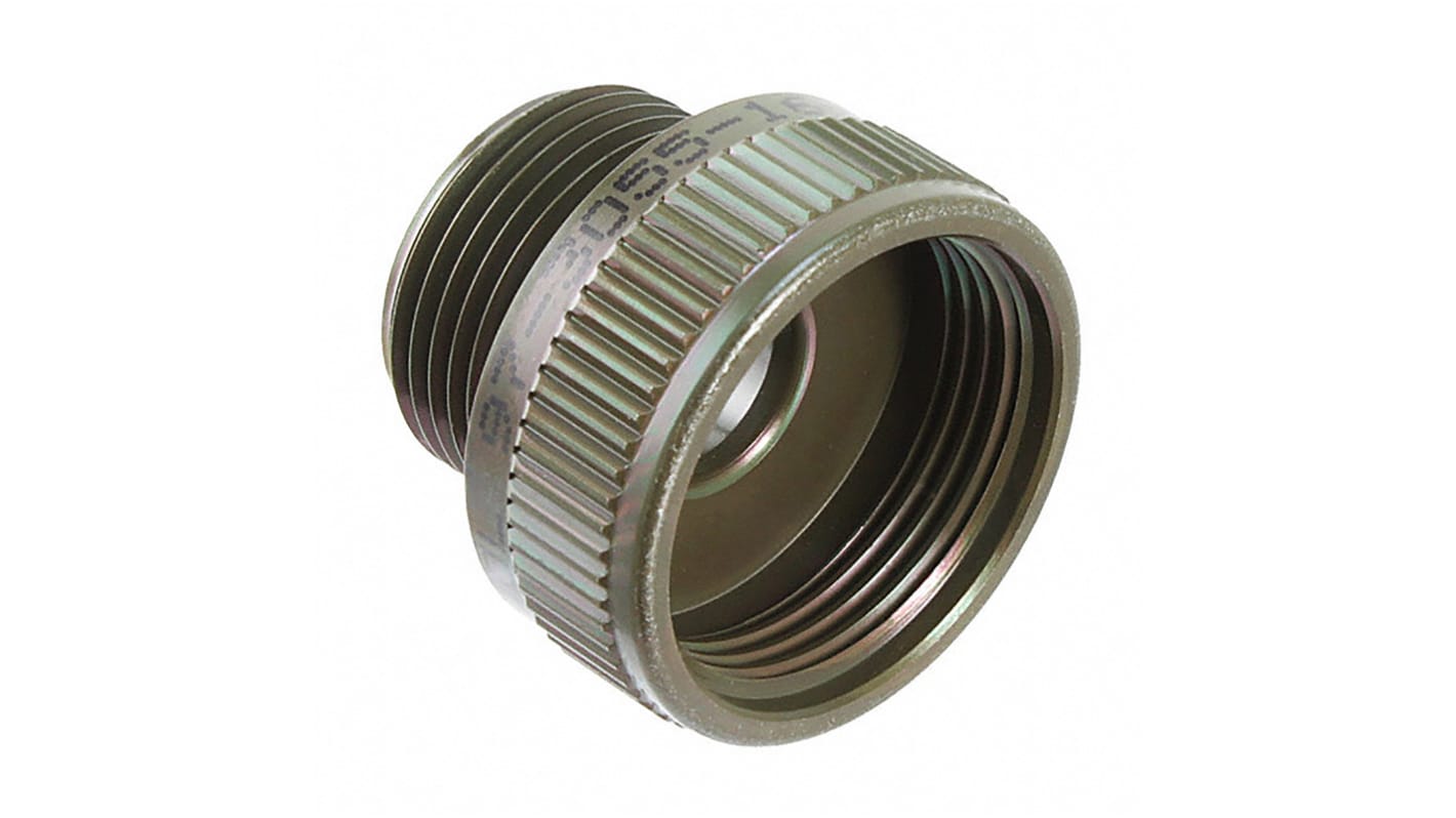 Amphenol Industrial, 97 4 Way MIL Spec Circular Connector Plug, Socket Contacts,Shell Size 12SL, Threaded