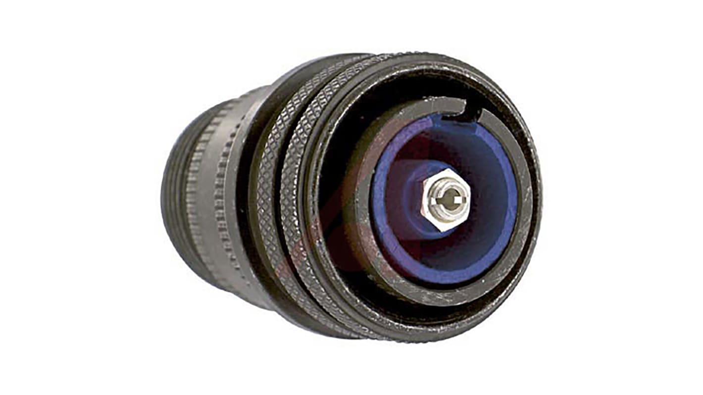 Amphenol Industrial, 97 1 Way MIL Spec Circular Connector Plug, Socket Contacts,Shell Size 18, Threaded