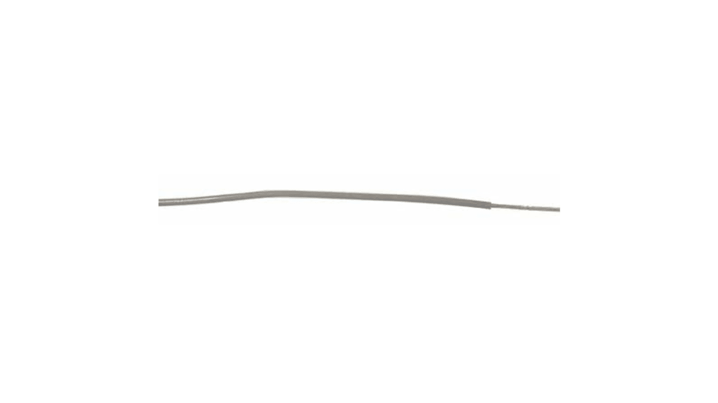 RS PRO Grey 0.33 mm² Hook Up Wire, 22 AWG, 7/0.12 mm, 100m, MPPE Insulation