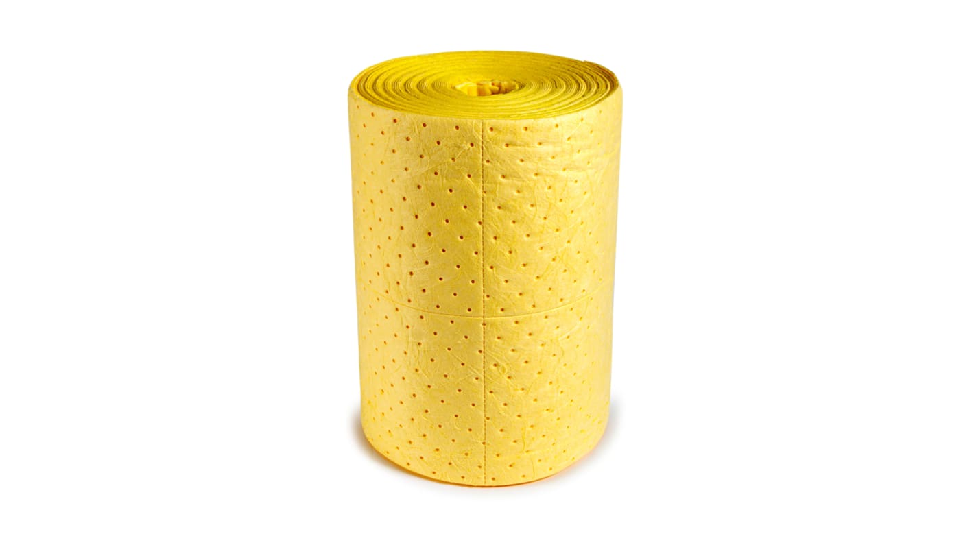 Rouleau Absorbant Produit chimique RS PRO, 1 par paquet , capacité d'absorption: 100 L