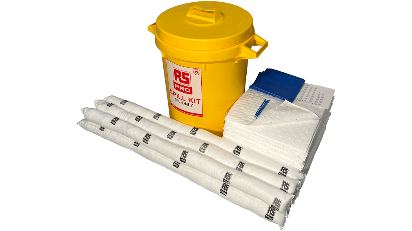 RS PRO Bindemittel-Kit 550 x 600 x 700 mm, Aufnahme bis 80 L, Einsatz in Öl