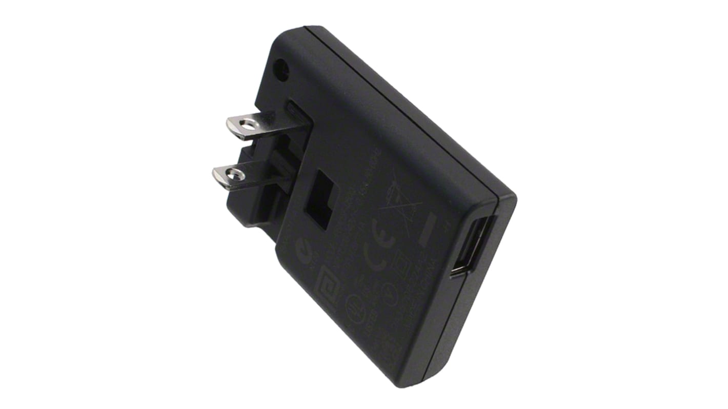 Phihong PSA05F Steckernetzteil USB-Adapter 5W, 100 V ac, 110 V ac, 115 V ac, 120 V ac, 127 V ac, 220 V ac, 230 V ac,