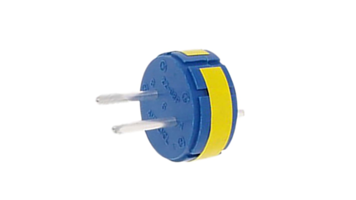 Male Connector Insert size 22 2 Way for use with 97 Series Standard Cylindrical Connectors