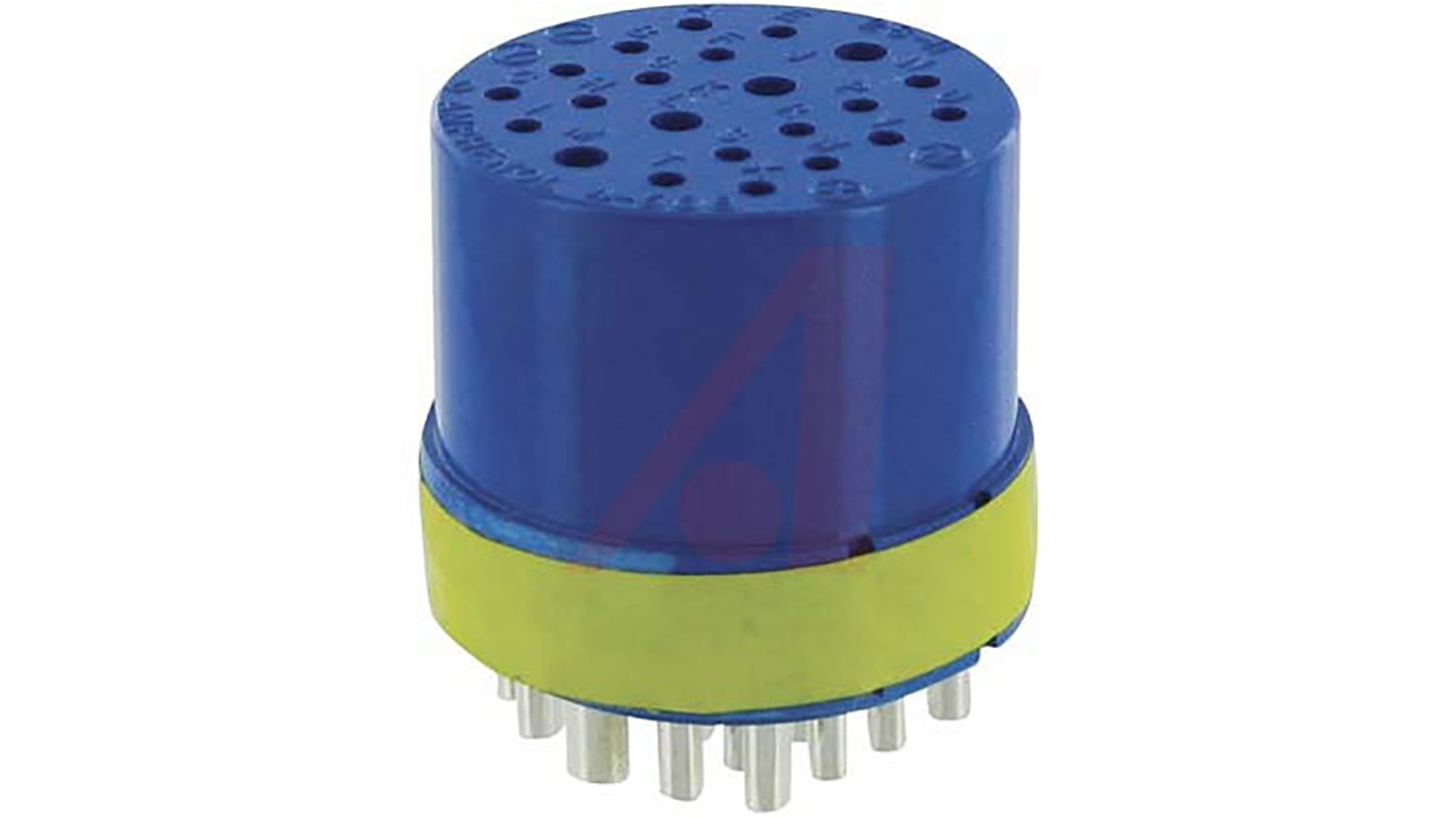 Female Connector Insert size 28 22 Way for use with 97 Series Standard Cylindrical Connectors