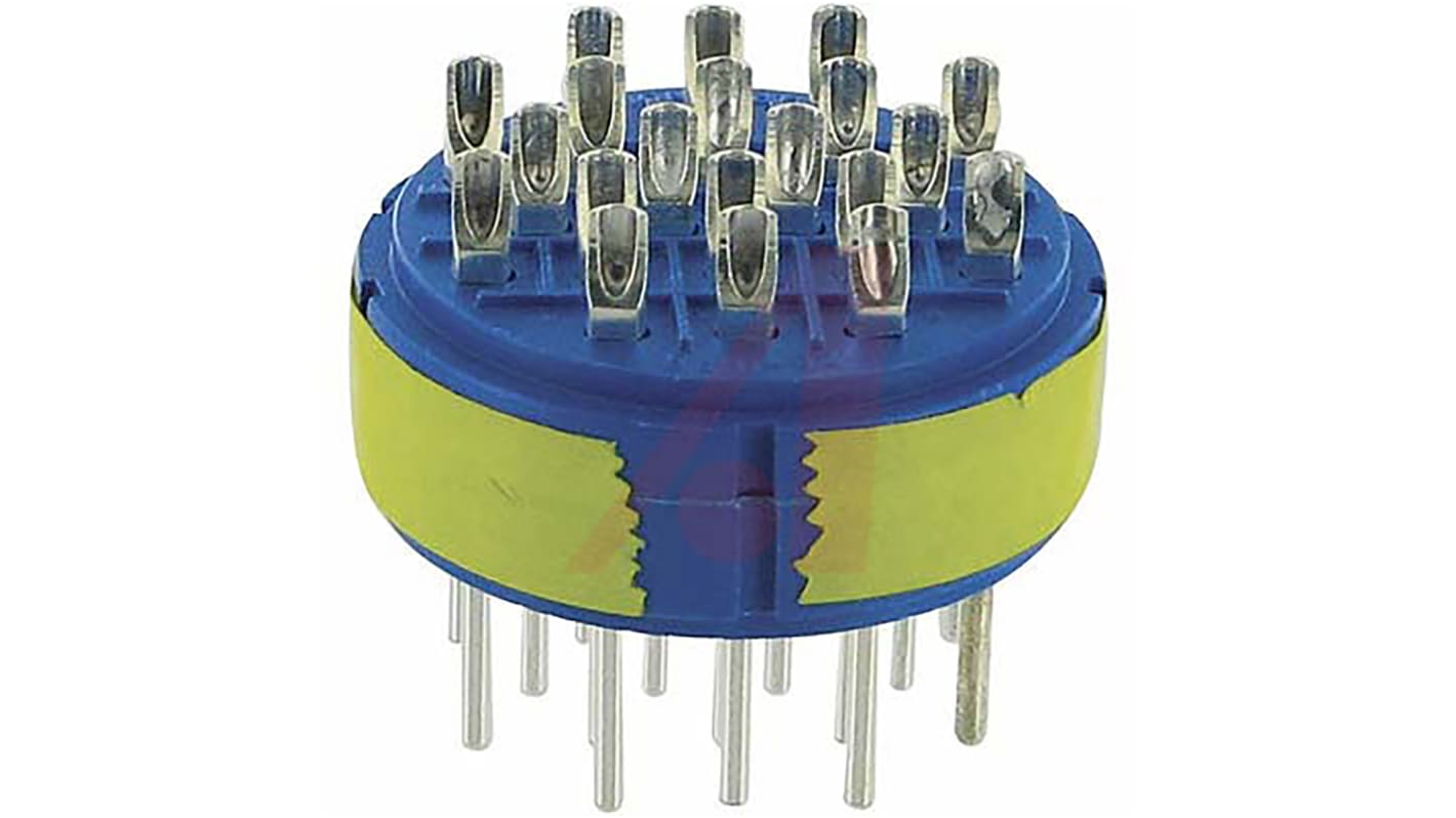 Amphenol Industrial Steckverbindereinsatz Stecker Größe 28 für Zylindrische Standard-Steckverbinder der Serie 97, Stift