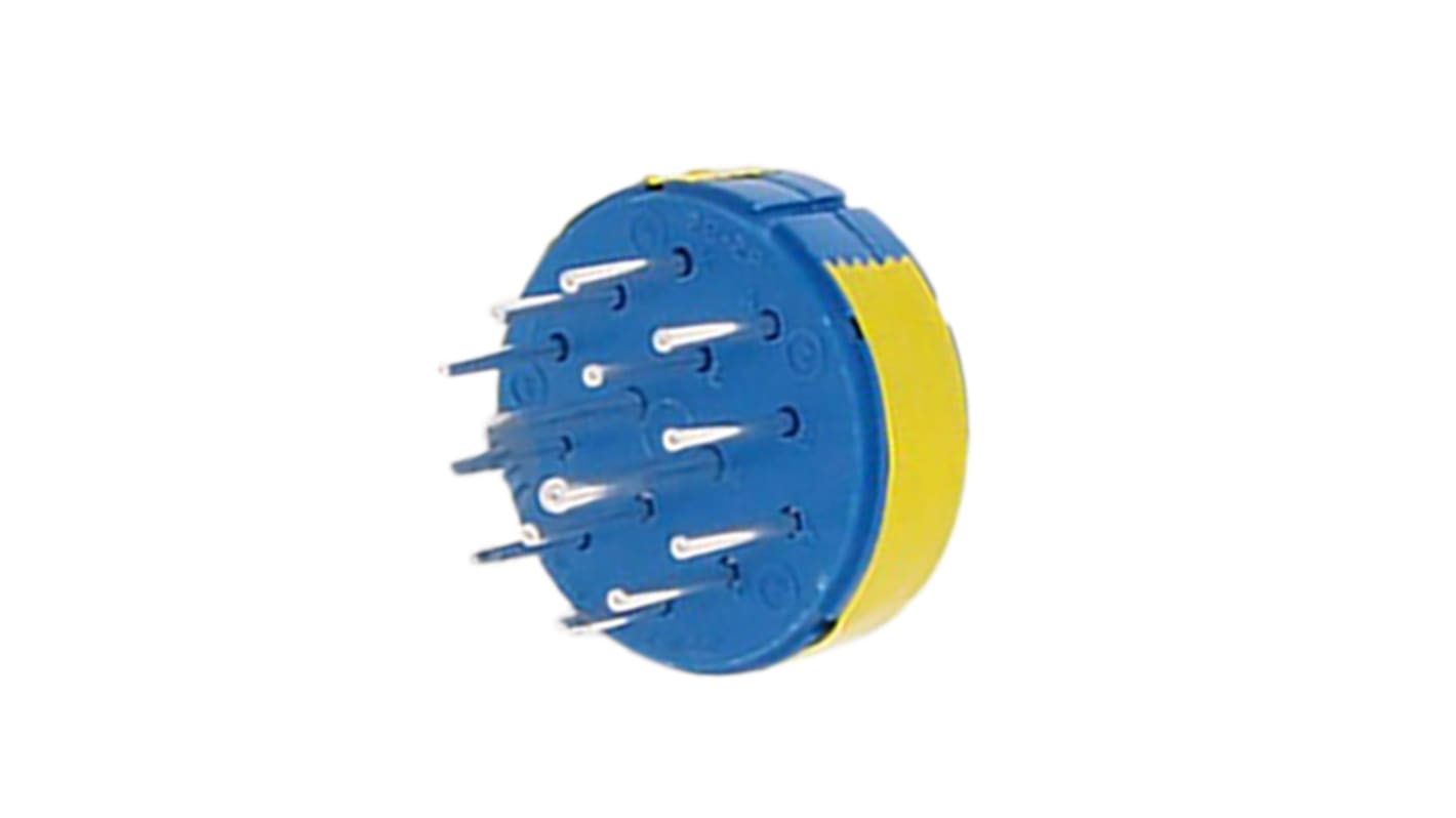 Male Connector Insert size 28 14 Way for use with 97 Series Standard Cylindrical Connectors