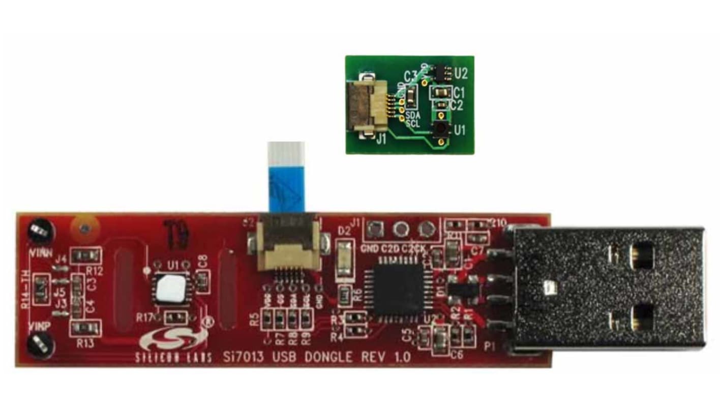 Silicon Labs 温度 / 湿度センサ評価キット Si7034 Si7034-EVB