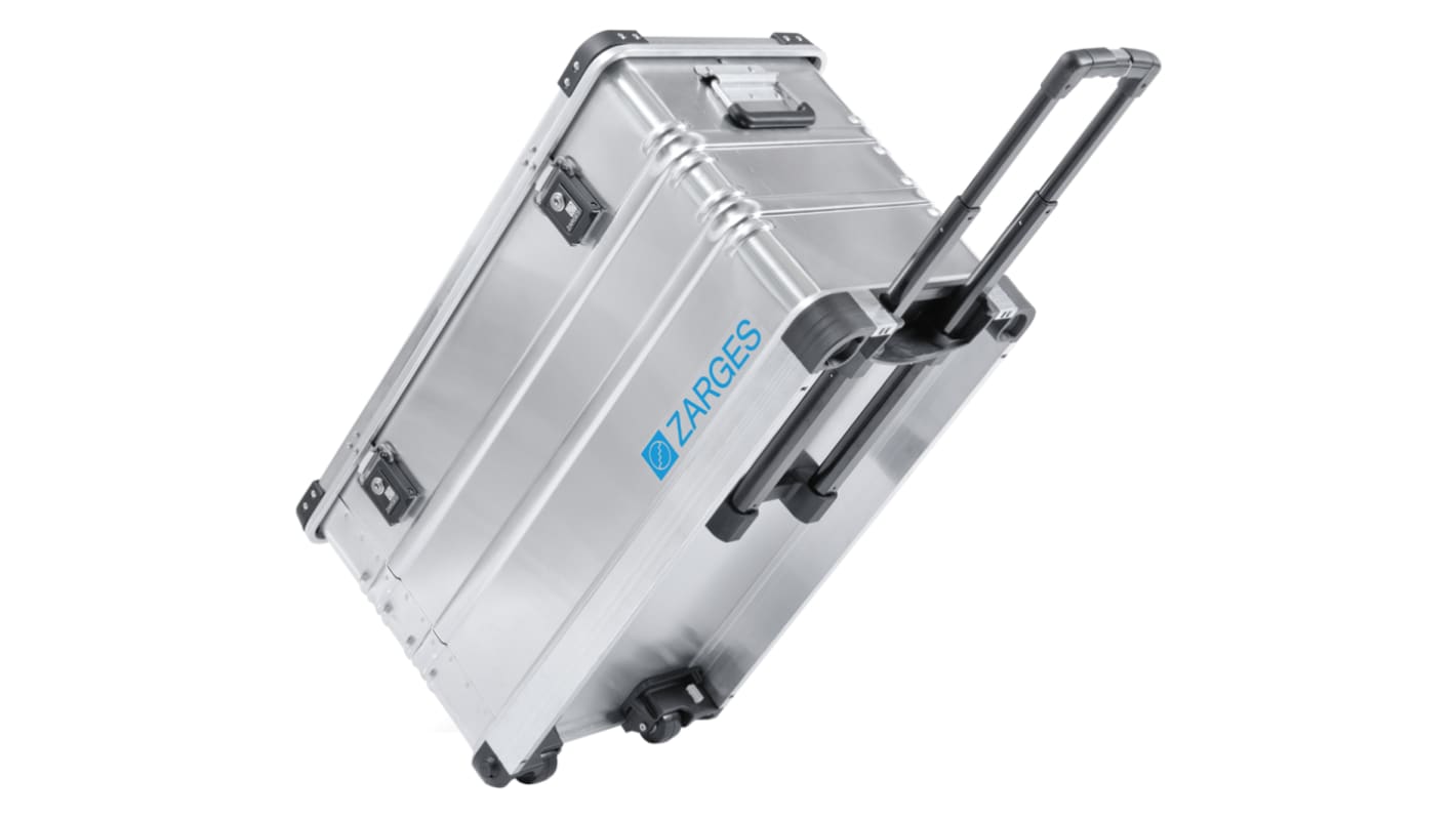 Zarges K 424 XC Waterproof Metal Equipment case With Wheels, 800 x 400 x 455mm