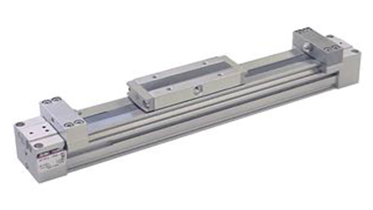 SMC Double Acting Rodless Actuator 250mm Stroke, 25mm Bore