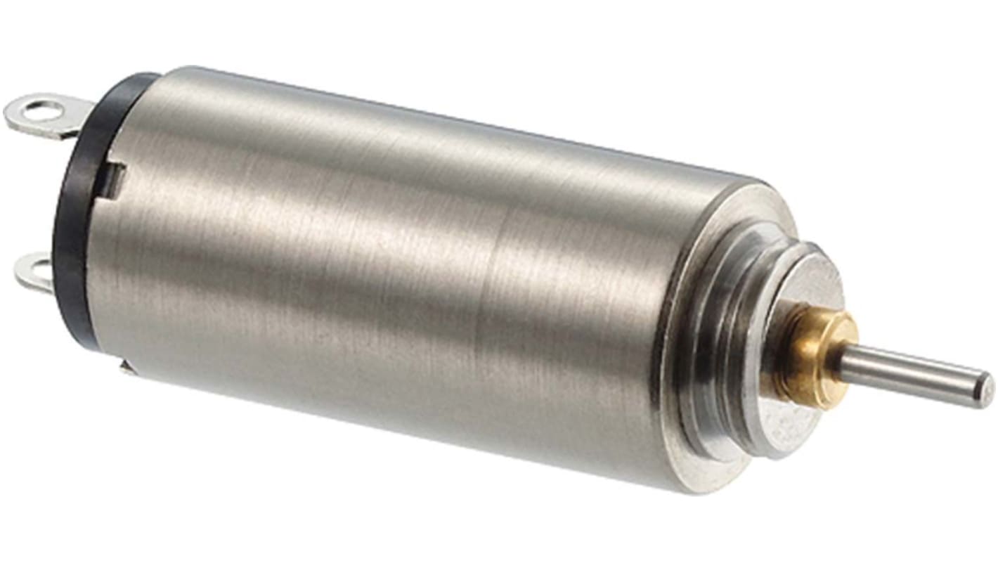 Faulhaber Brushed DC Motor, 0.4 W, 6 V dc, 0.7 mNm, 13000 rpm, 1.5mm Shaft Diameter