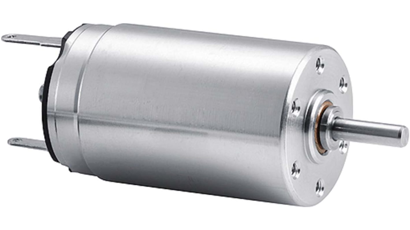 Motor DC Faulhaber serie 2237, 24 V CC, 8,5 W, 4560 rpm, par máx. 12 mNm, Ø de eje 3mm