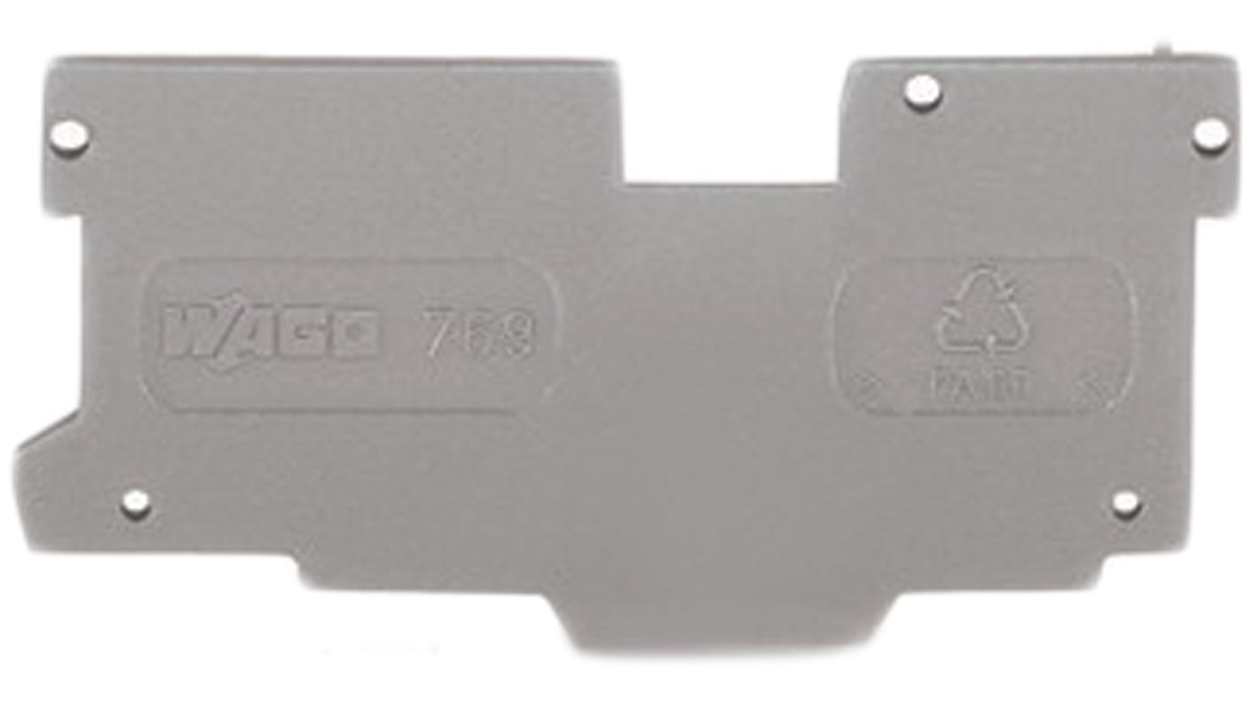 Wago 769 Series End and Intermediate Plate for Use with X-COM System 769 Series