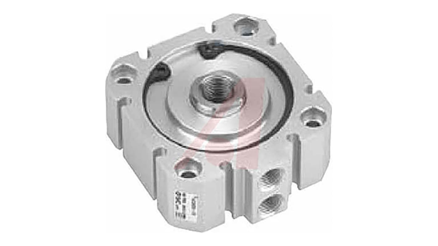 SMC Pneumatik-Kompaktzylinder doppeltwirkend, Bohrung Ø 19.05mm / Hub 12.7mm, bis 1,4 MPa