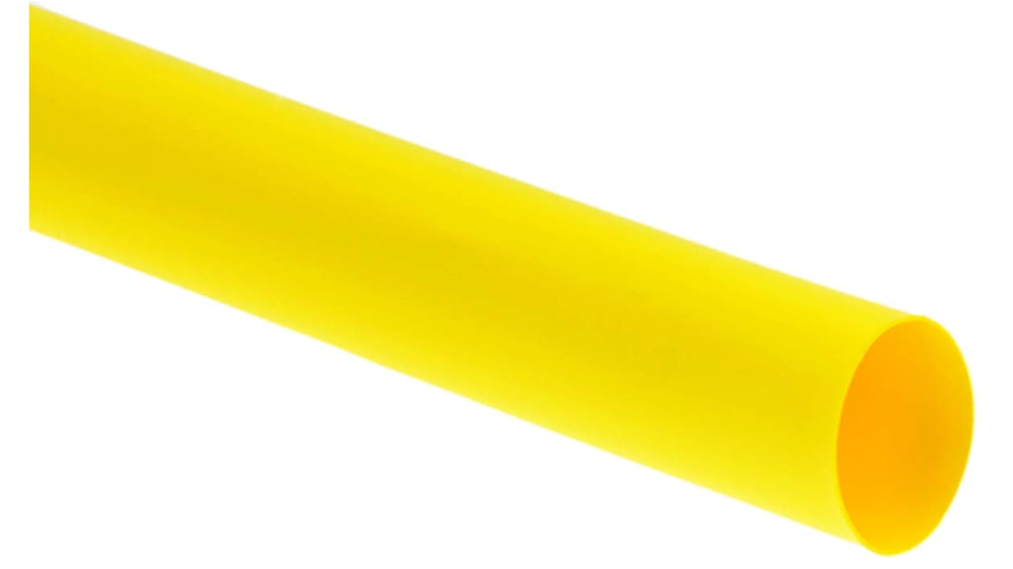 TE Connectivity Halogen Free Heat Shrink Tubing, Yellow 32mm Sleeve Dia. x 60m Length 2:1 Ratio, CGPT Series