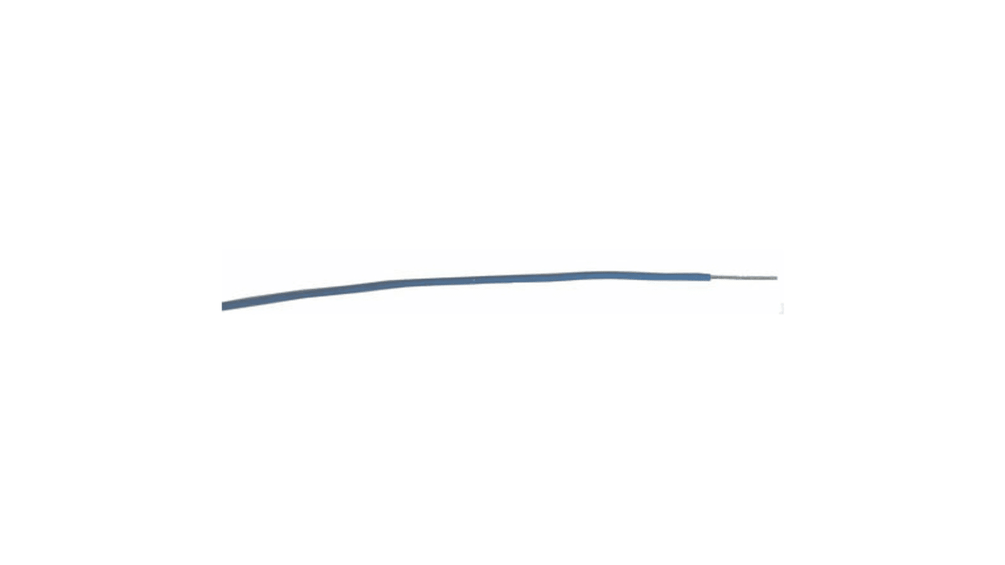 RS PRO Blue 0.33 mm² Hook Up Wire, 22 AWG, 7/0.25 mm, 100m, PVC Insulation