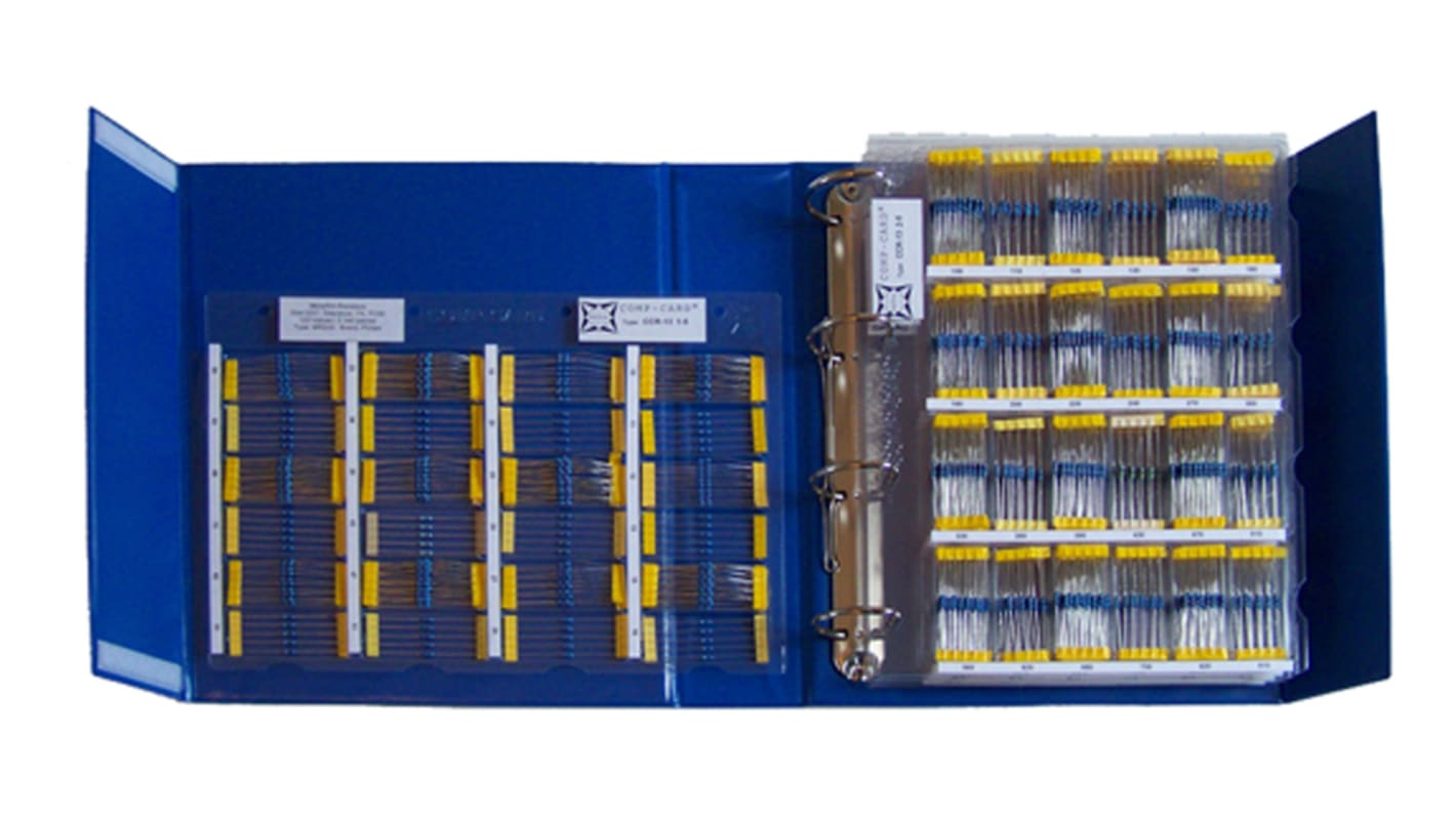 Nova, MF0, Through Hole 120 Resistor Kit, with 2340 pieces, 10 Ω → 1MΩ