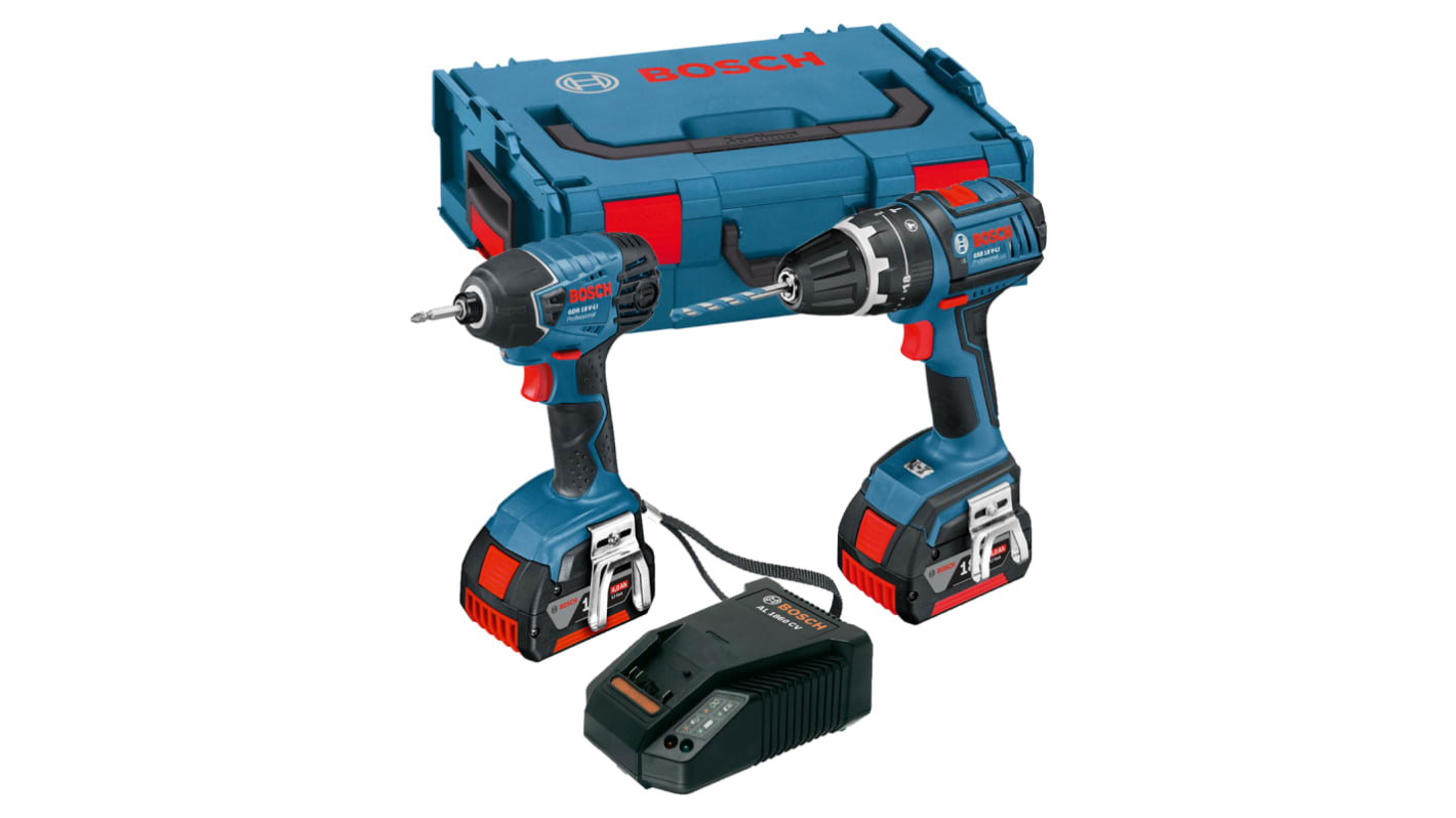 18v Li-Ion combi + Li-Ion Impact Driver