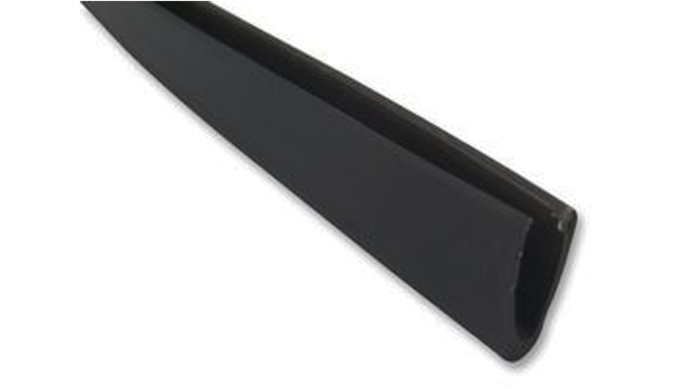 TE Connectivity Black Polyolefin Grommet Strip