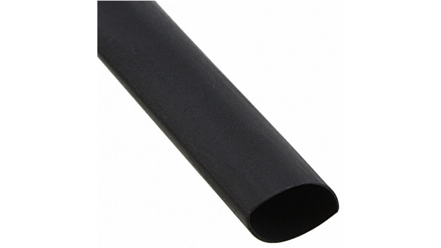 TE Connectivity Halogen Free Heat Shrink Tubing, Black 6.6mm Sleeve Dia. x 100m Length 2:1 Ratio, VERSAFIT V2 Series