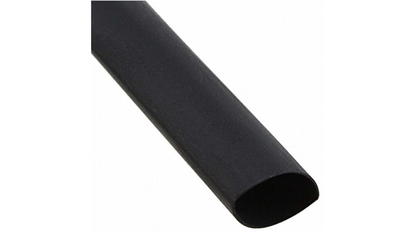 TE Connectivity Halogen Free Heat Shrink Tubing, Black 9.6mm Sleeve Dia. x 50m Length 2:1 Ratio, VERSAFIT V2 Series