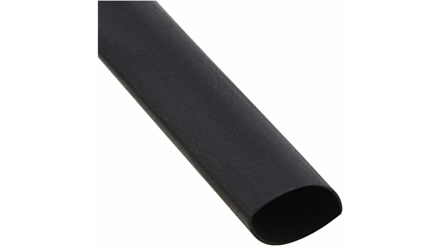 TE Connectivity Halogen Free Heat Shrink Tubing, Black 19mm Sleeve Dia. x 50m Length 2:1 Ratio, VERSAFIT V2 Series