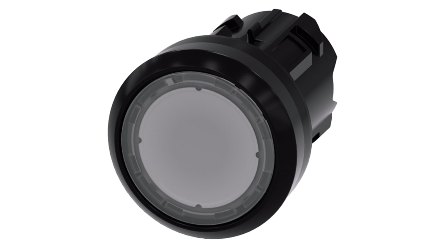 Siemens SIRIUS ACT Series Clear Momentary Push Button Head, 22mm Cutout, IP66, IP67, IP69K