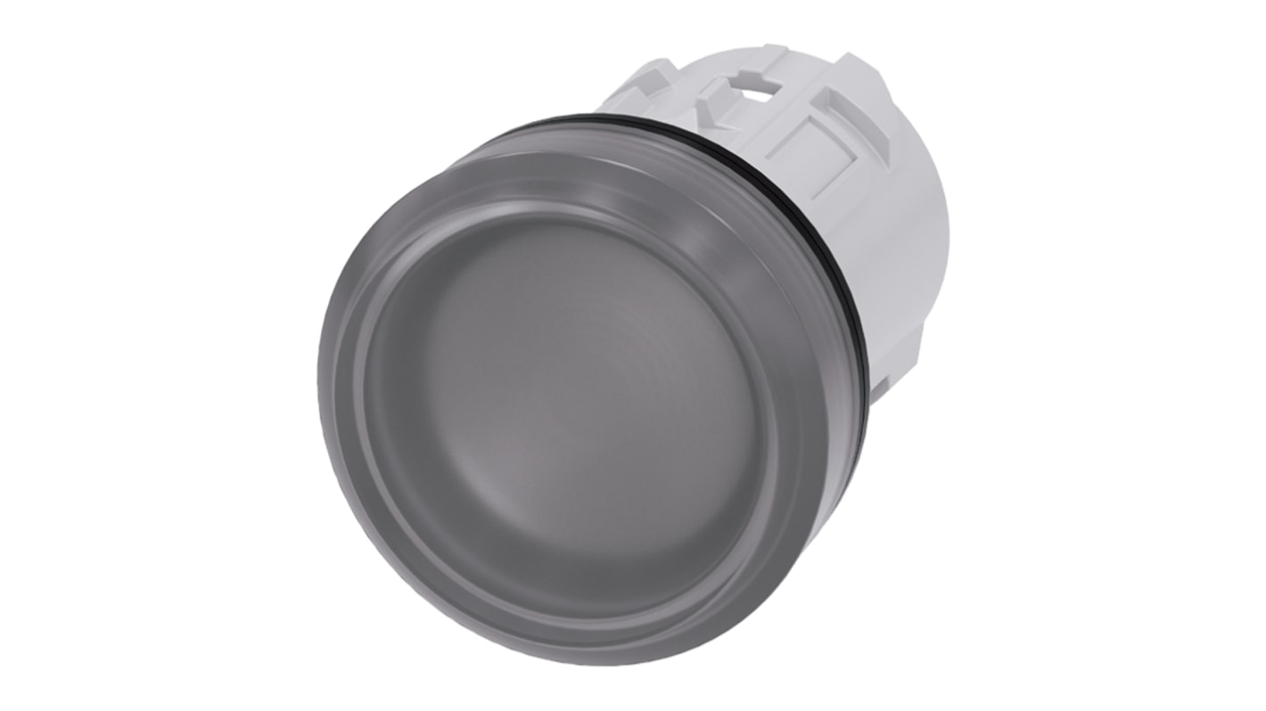 Tête de voyant lumineux Transparent Siemens, série SIRIUS ACT, diam. découpe 22mm, IP69K