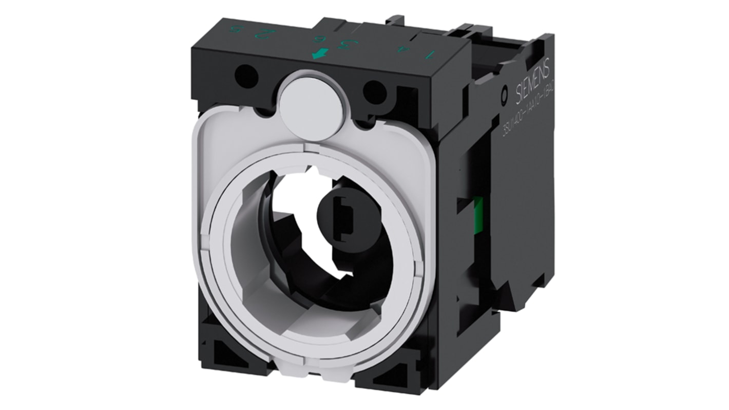 Siemens Lampenfassung, SIRIUS ACT -Serie , LED, 1 Schließer, Gelb, 6 → 24 V ac/dc, Schraubanschluss, Typ