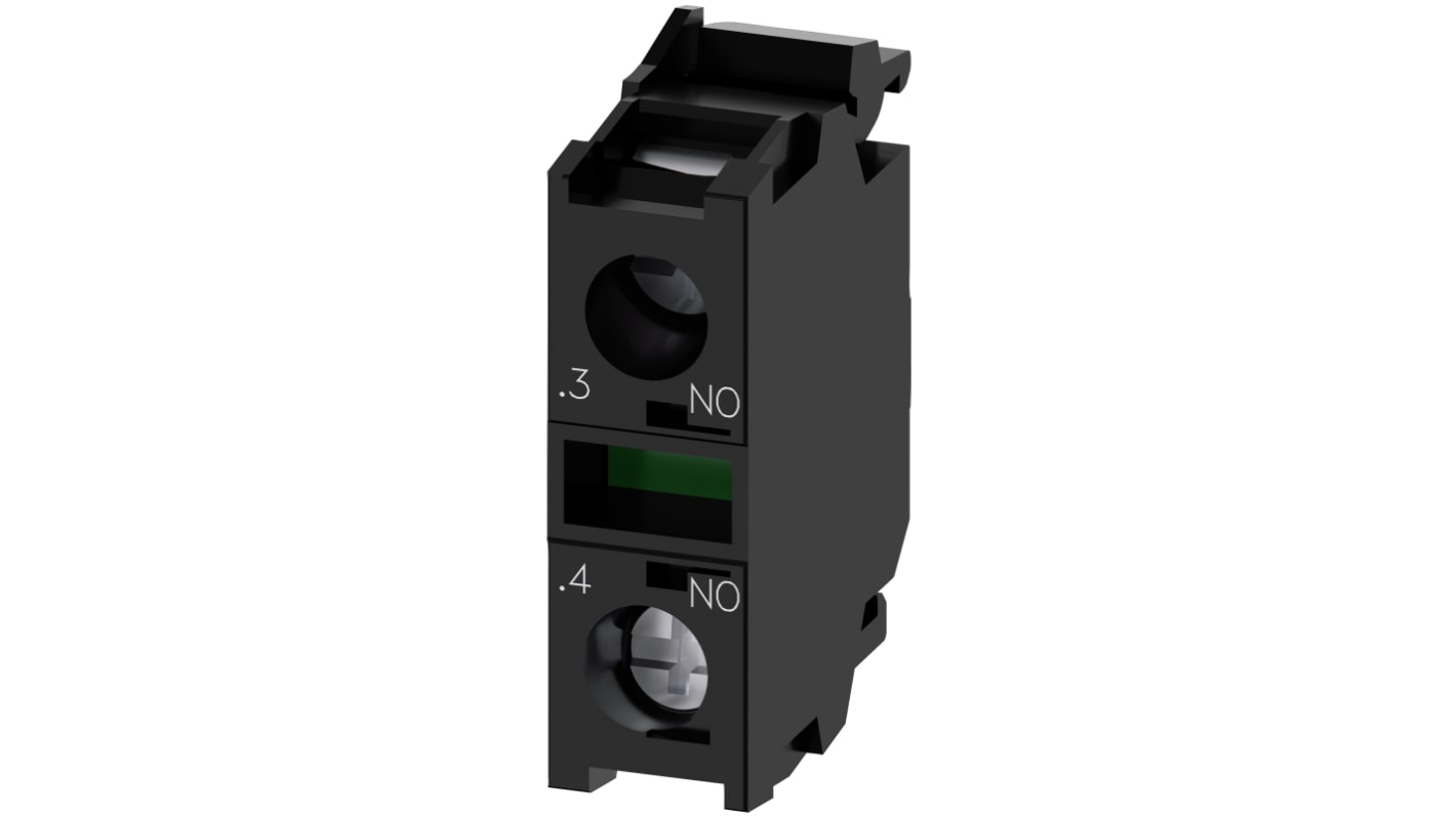 Siemens SIRIUS ACT Series Contact Block, 5 → 500V ac/dc, 1NO