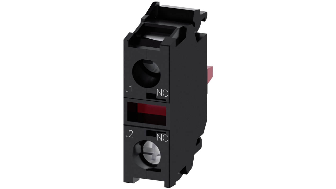 Siemens SIRIUS ACT Series Contact Block, 5 → 500V ac/dc, 1NC