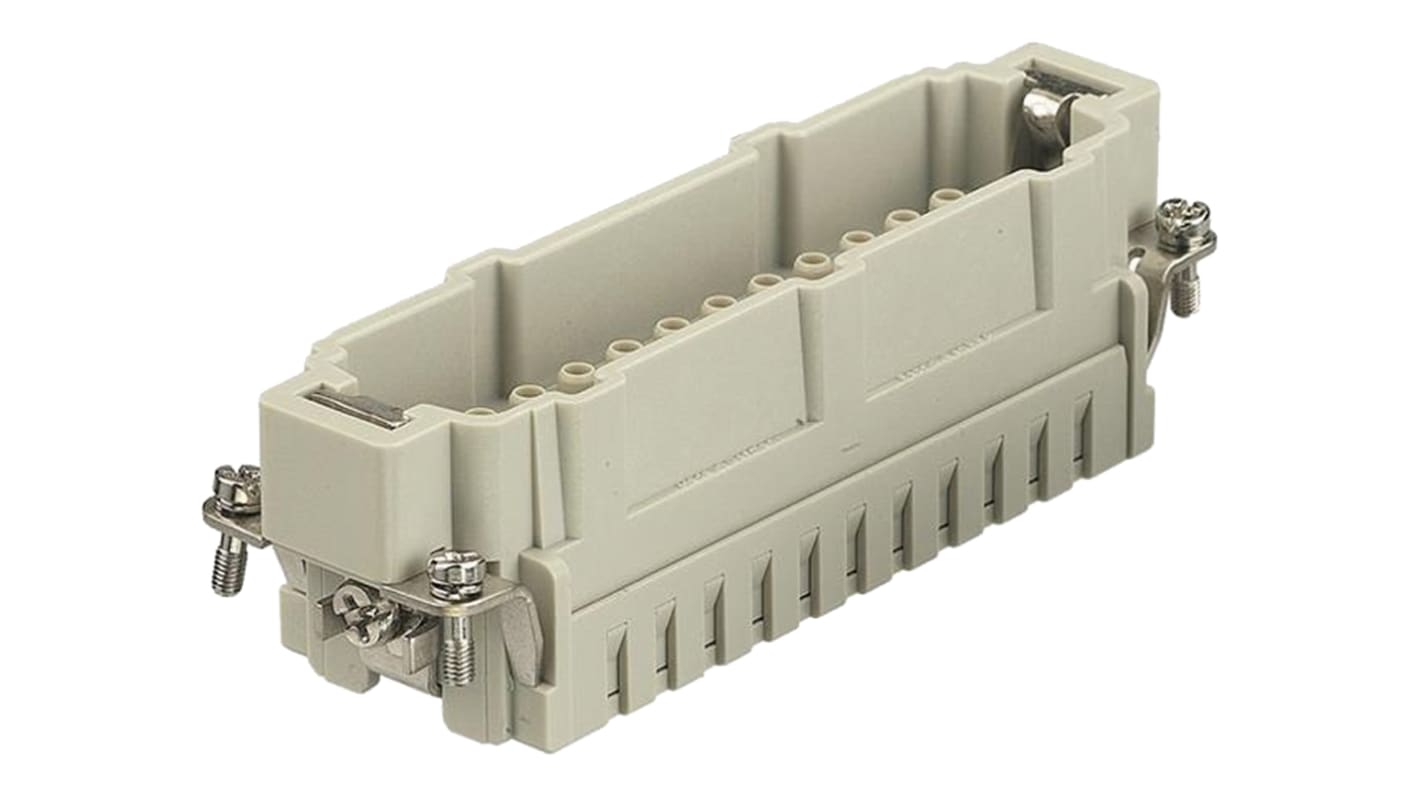 HARTING Han E HMC Industrie-Steckverbinder Kontakteinsatz, 24-polig 16A Stecker