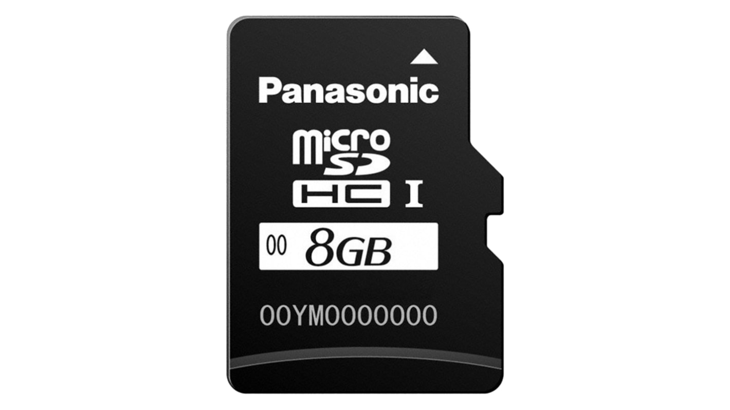 Panasonic MicroSD Micro SD Karte 8 GB Class 2 Industrieausführung, MLC
