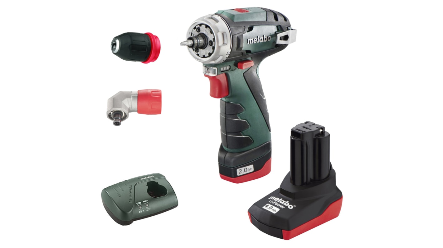 Metabo 60015 Quick Change 10.8V Cordless Drill Driver, BS Q/Pro