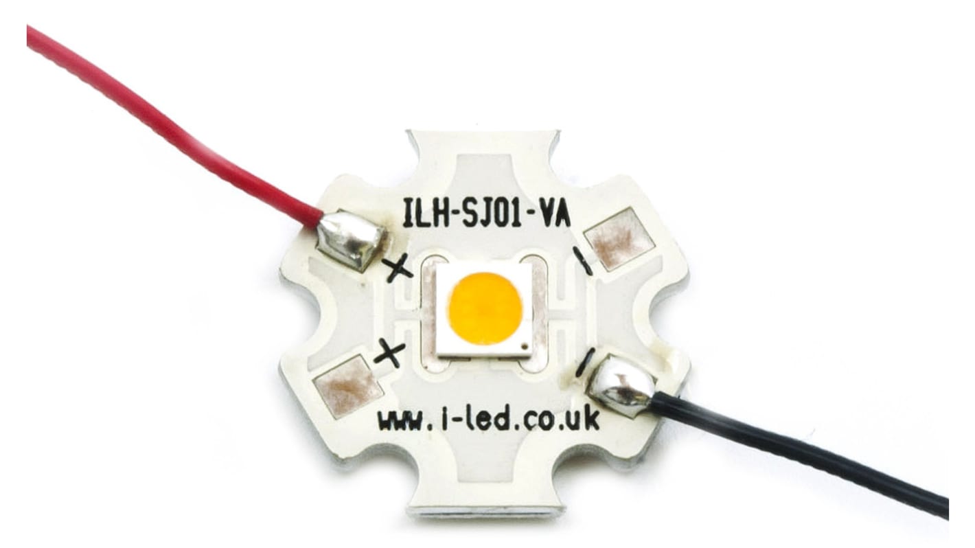 ILS ILH-SL01-YEPK-SC201-WIR200., Stanley 1N PowerStar Circular LED Array, 1 Yellow-Pink LED (3200K)