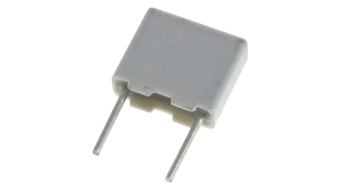 KEMET R82 Metallised Polyester Film Capacitor, 160 V ac, 250 V dc, ±10%, 6.8nF, Through Hole