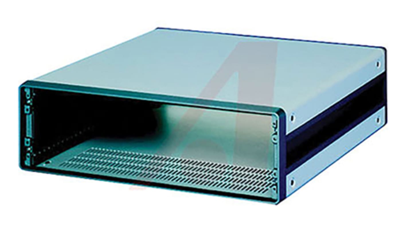 Caja de montaje en rack de 19" nVent SCHROFF serie 14575, de Aluminio, Aluminio Extruido, ventilada, 271 x 186 x 147.1mm