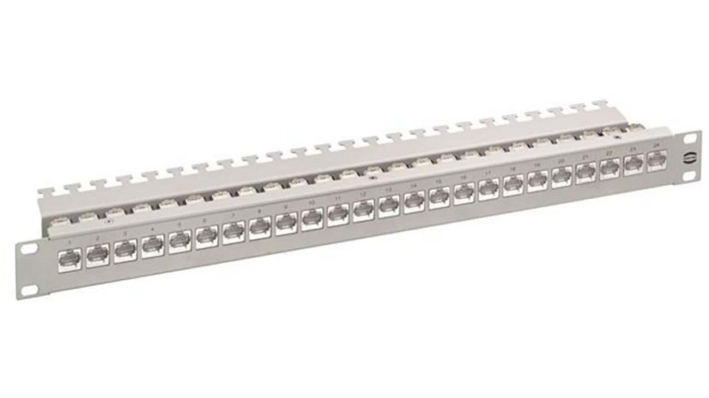 Harting RJ-kapcsolótábla Cat6a 24 Port RJ45, 1U Ha-VIS preLink sorozat