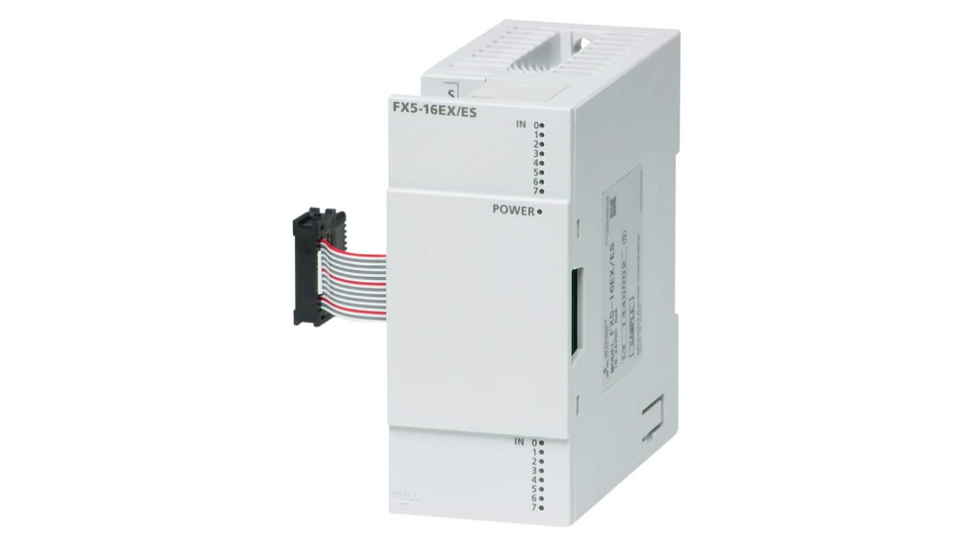 Módulo E/S para PLC Mitsubishi Electric G4, 5 V dc, 24 V dc, para usar con Módulo de CPU FX5U, módulo de CPU FX5UC, 8