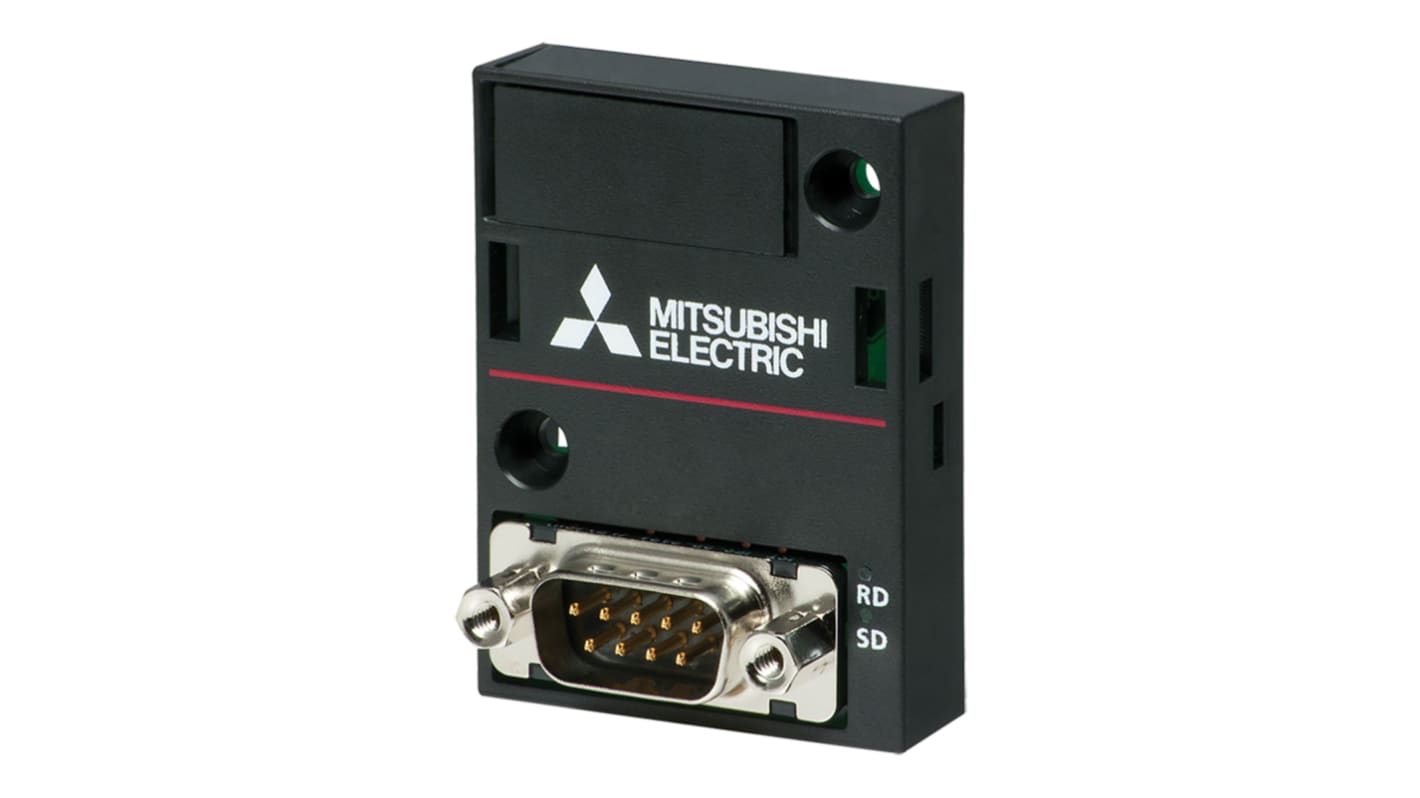 Mitsubishi Kommunikationsmodul, til brug med FX5U CPU-modul, FX5UC CPU-modul 38 x 51,4 x 18,2 mm Strøm, spænding 1 5 V