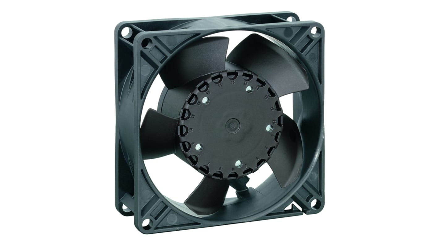 ebm-papst 3300 N - S-Panther Series Axial Fan, 12 V dc, DC Operation, 80m³/h, 1.8W, 92 x 92 x 32mm