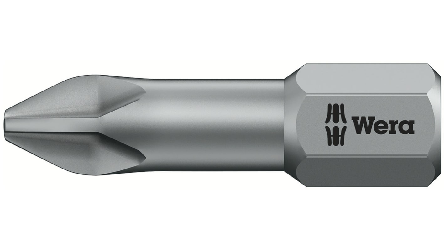 Wera Phillips Screwdriver Bit, PH2 Tip