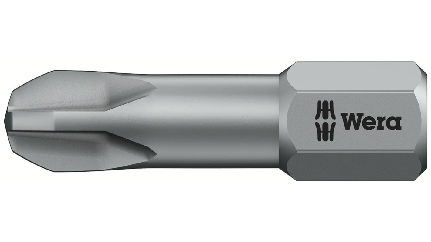 Wera Phillips Screwdriver Bit, PH3 Tip