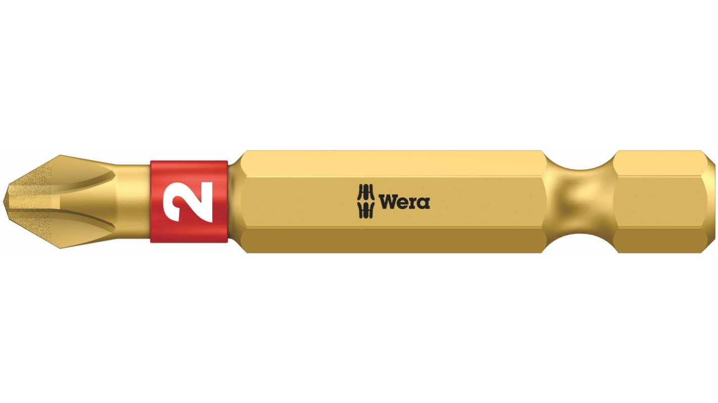 Wera Phillips Screwdriver Bit, PH2 Tip