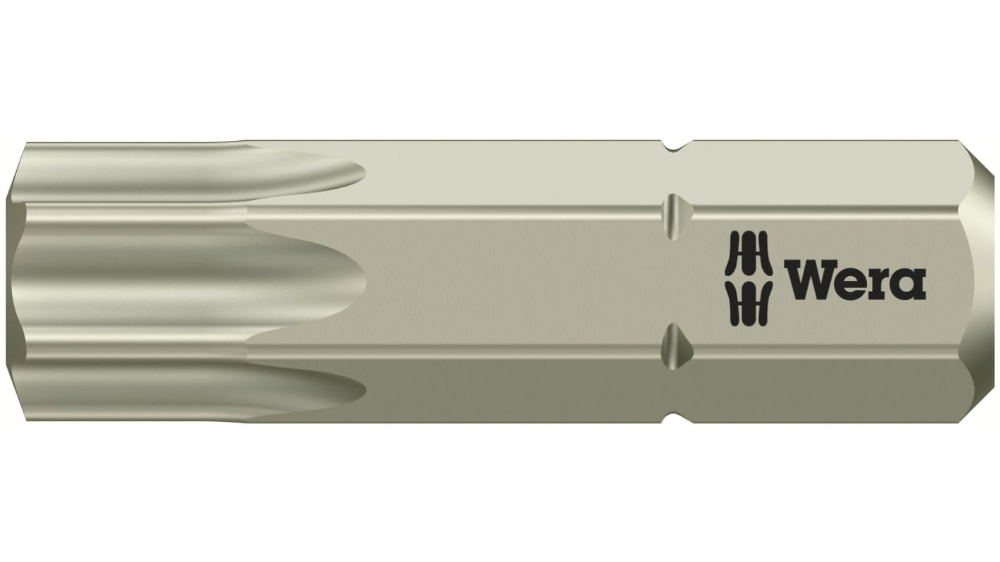 Wera T40 TORX® Schraubbit, Biteinsatz Edelstahl, 25 mm