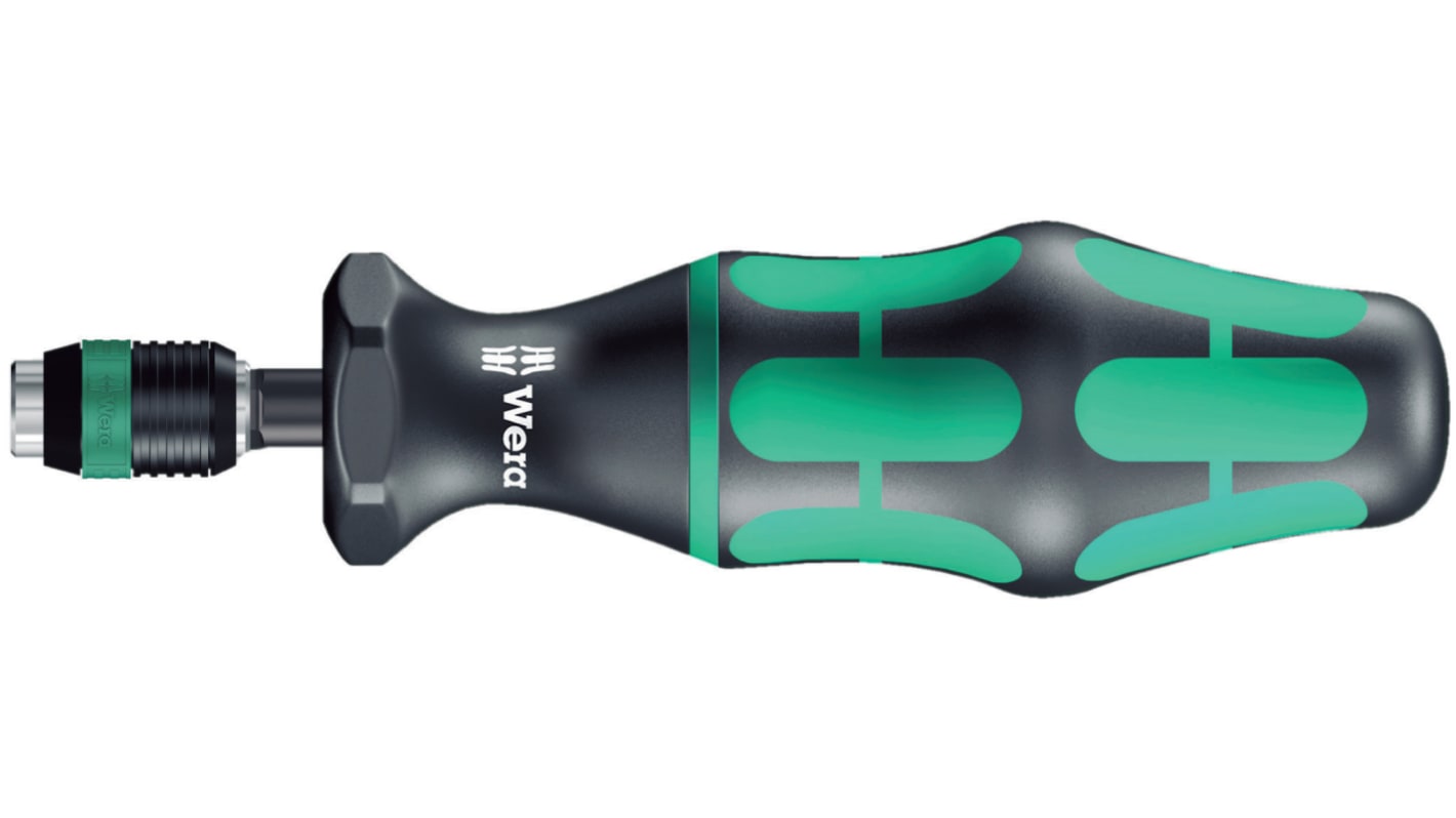 Wera Pre-set Hex Torque Screwdriver, 1.2Nm, 1/4 in Drive, ±6 % Accuracy