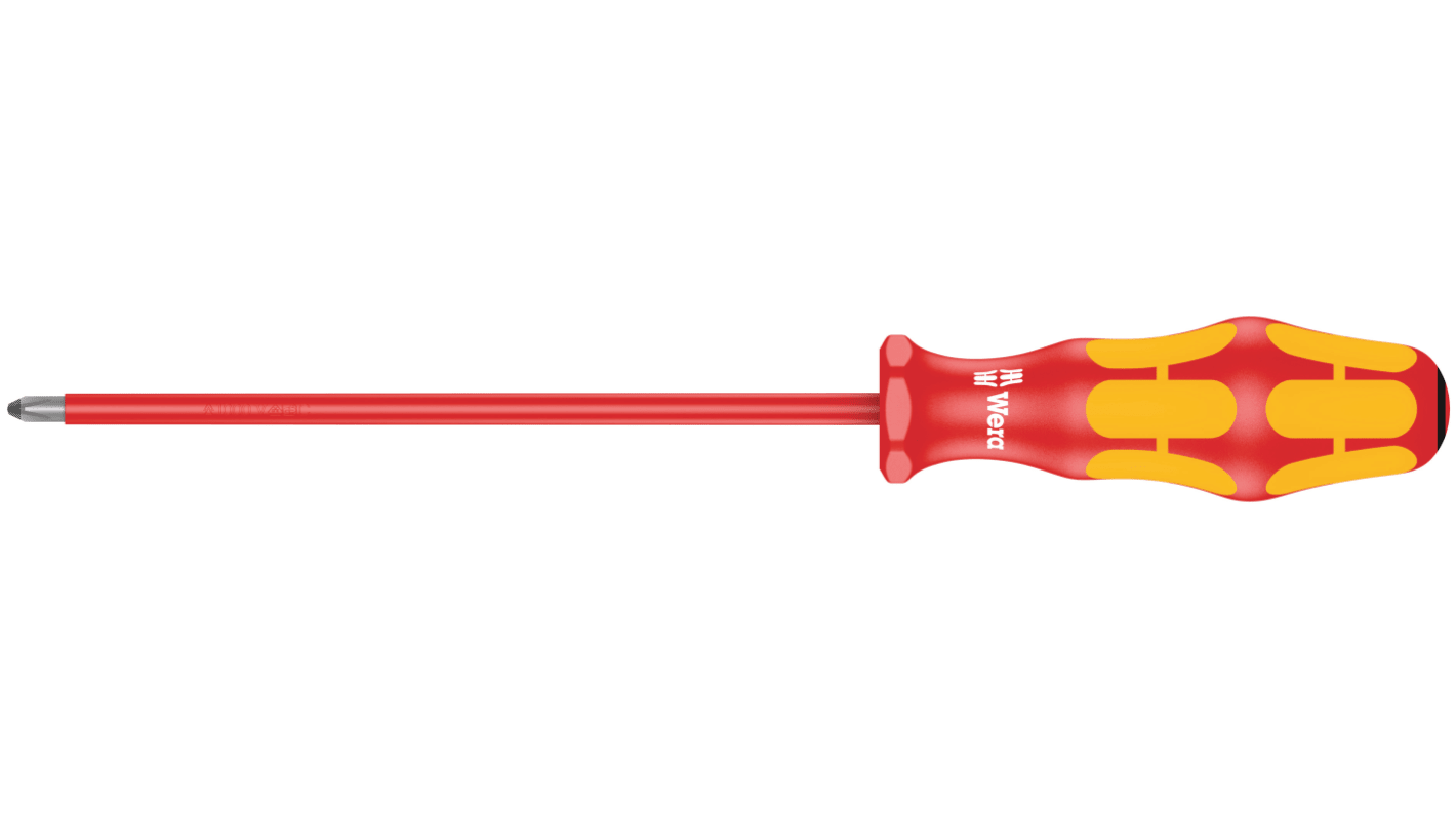 Tournevis isolé Wera, pointe Pozidriv PZ1 type Tournevis isolé, VDE/1000V