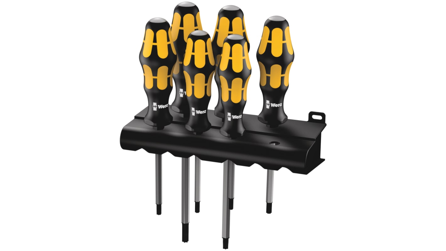 05024410001 Wera Torx Screwdriver Set, 6Piece RS